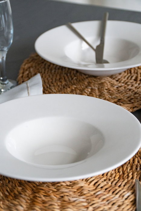 Hermia Katre 28 v2 Plato para Espaguetis Blanco 28 cm de Porcelana de 28 cm